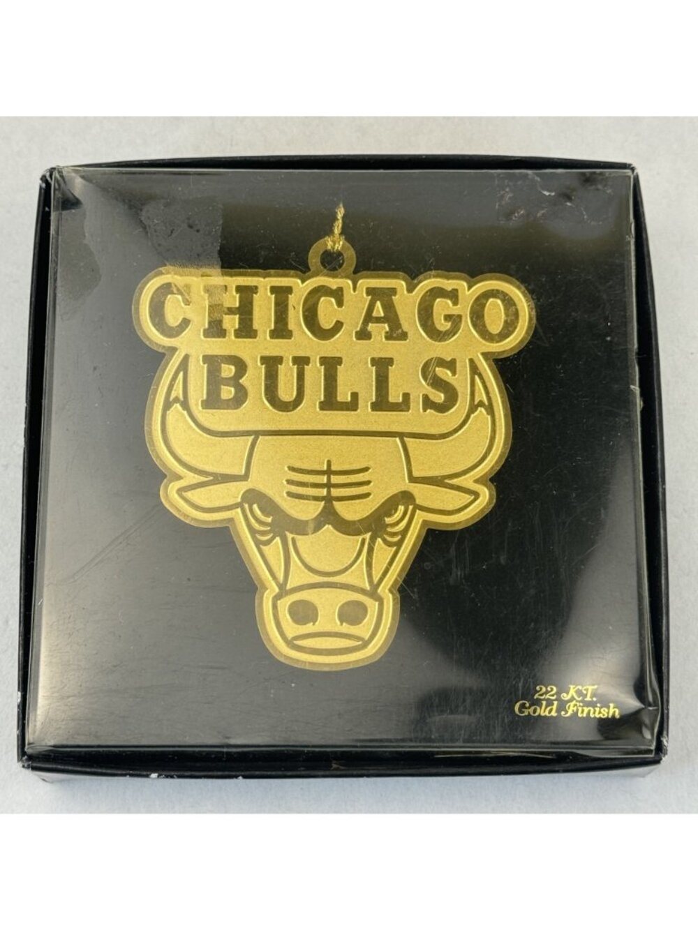Chicago Bulls 22Kt Gold Finish Ornament By Topperscot NBA Basketball 2.75" NEW - Picture 9 of 12